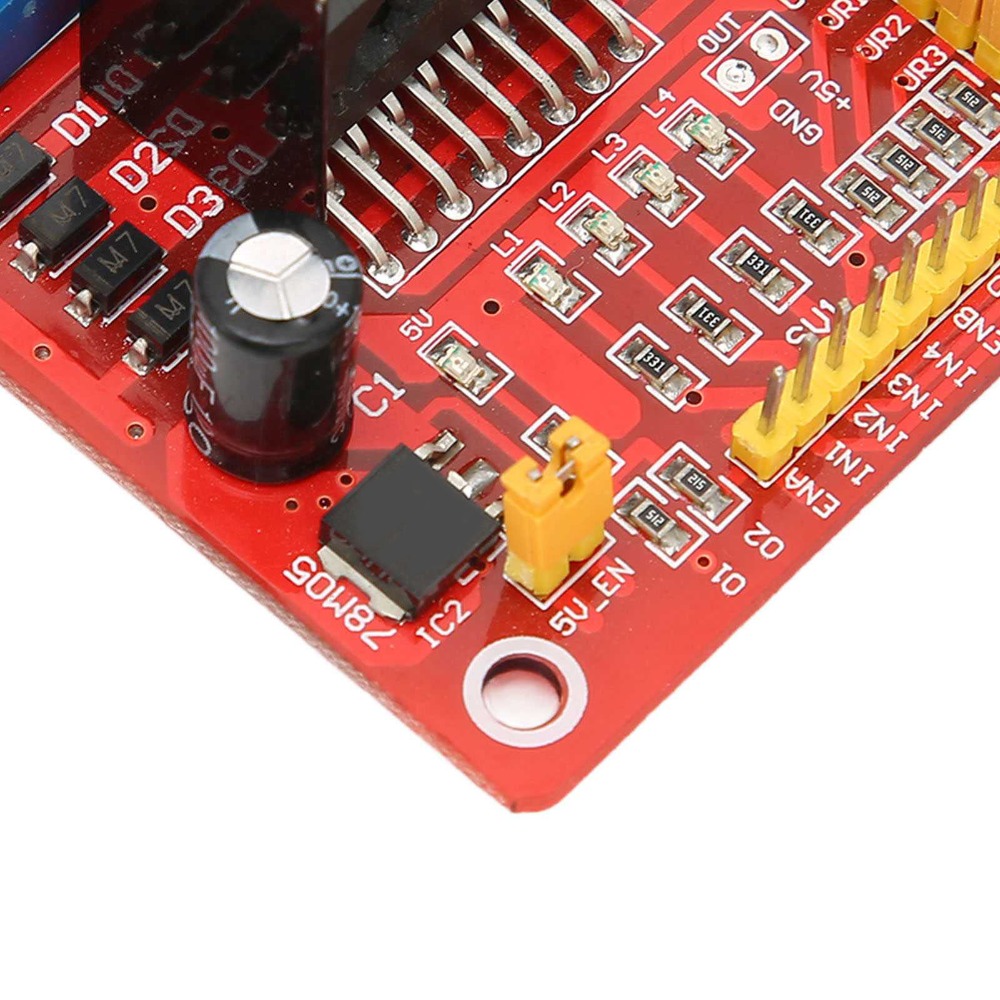 L298N Module - Модуль драйвера шагового двигателя L298N 5В-35В