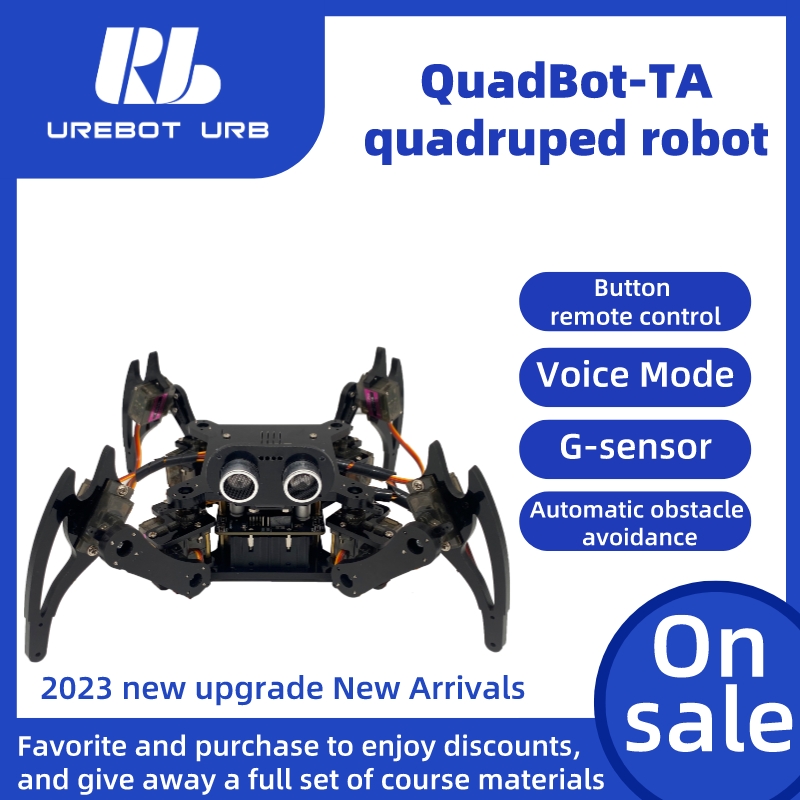 Arduino Robot - Паровая развивающая игрушка, квадрупед, паук, набор