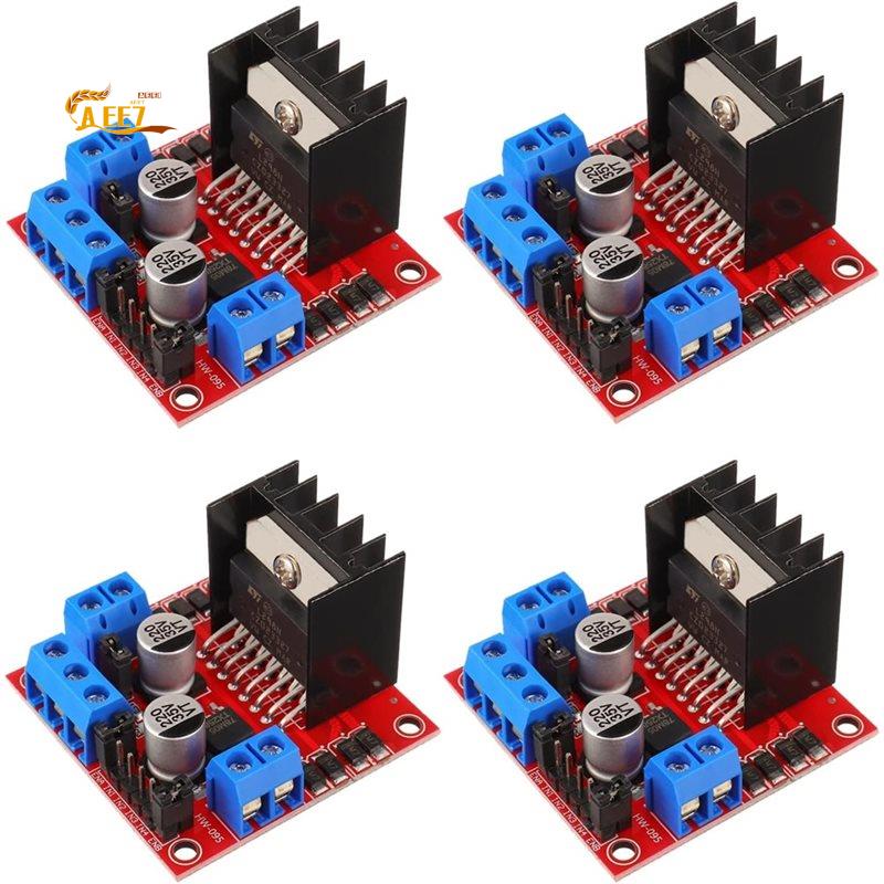 L298N Module - Плата контроллера двигателя AEE7-4 Pcs L298N,