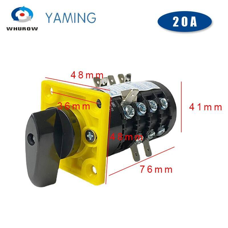 Geared Motor - HZ5B-20/4DG трехпозиционный поворотный кулачковый переключатель, 4