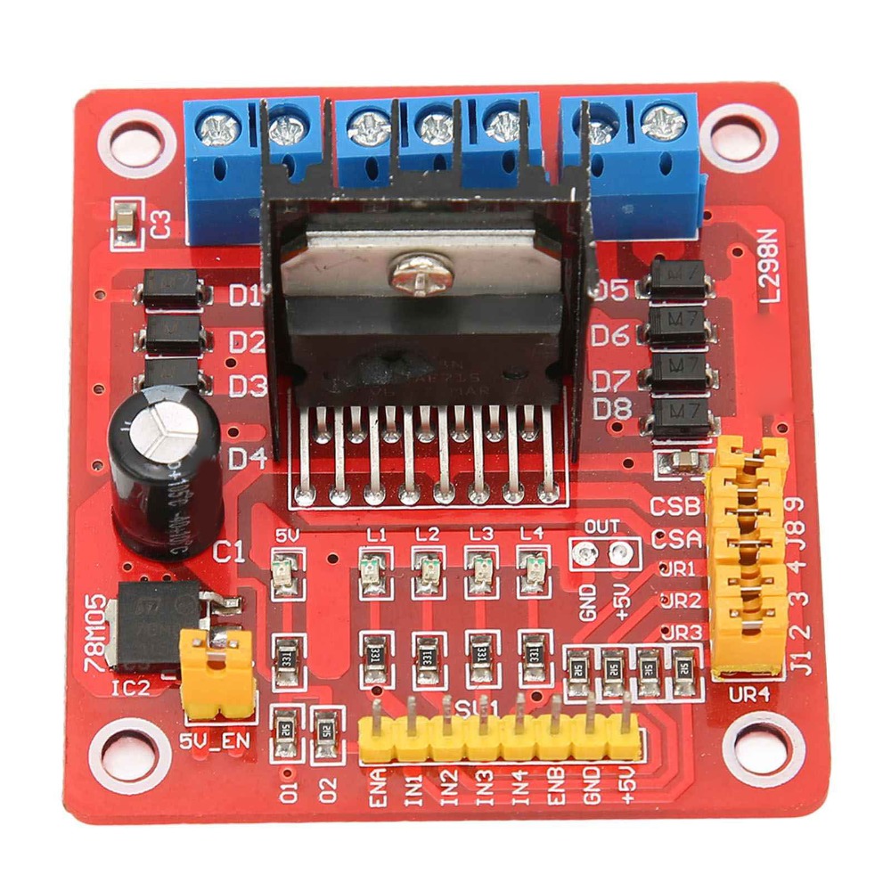 L298N Module - Модуль драйвера шагового двигателя L298N 5В-35В