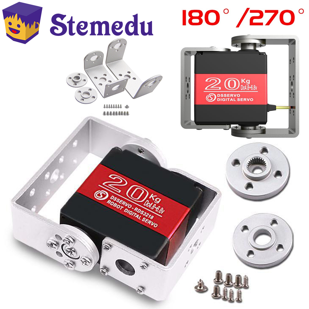 Robot Arm Metal - RDS3218 20 кг, 180/270 градусов, двойной
