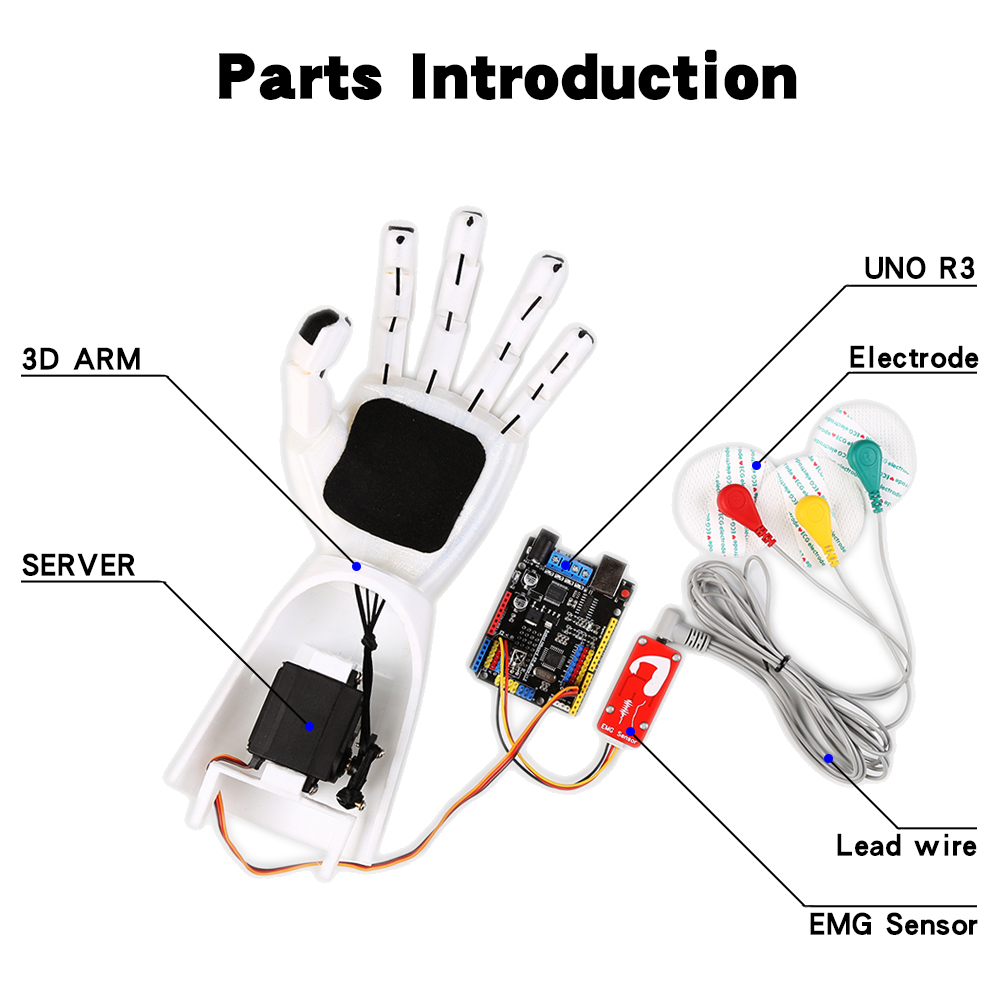 Датчик EMG, роботизированная р – обзор и цена Arduino Robot