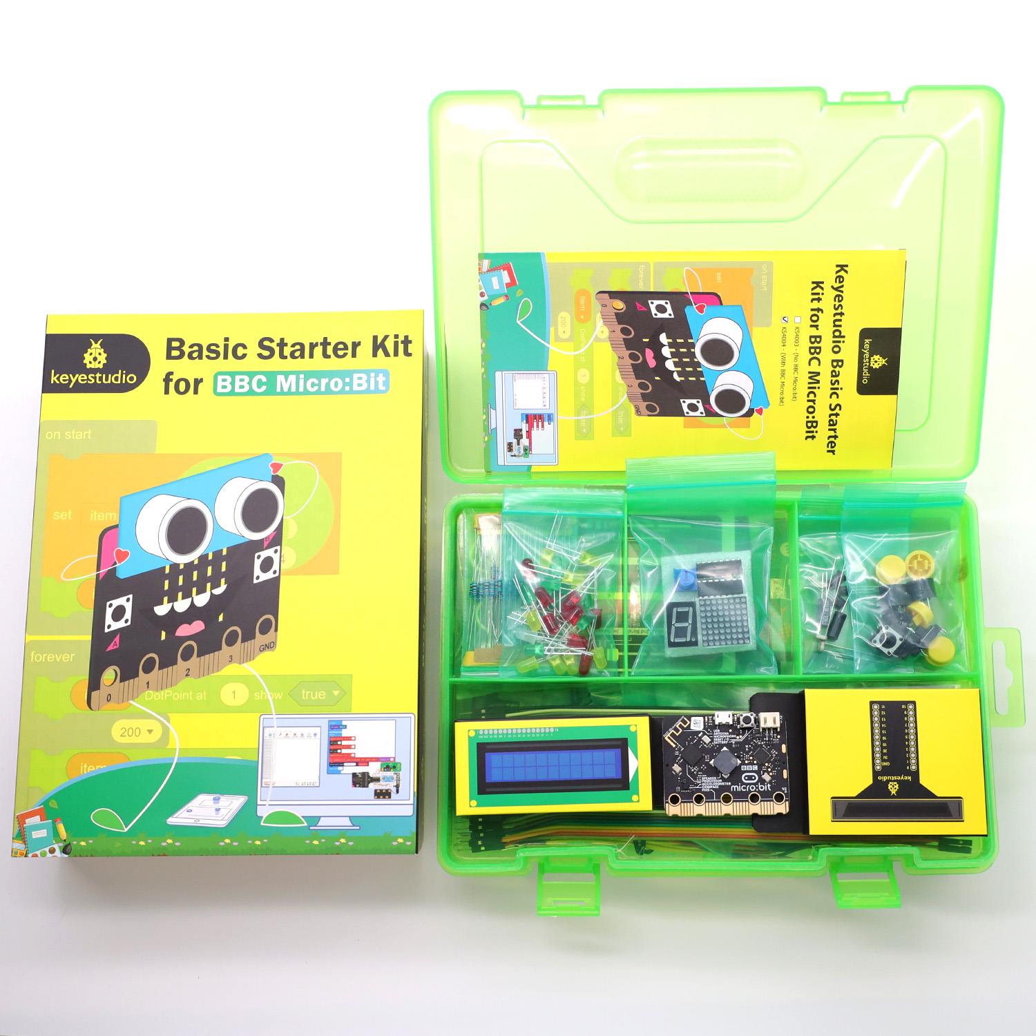 Базовый стартовый набор KEYEST – обзор и цена Microbit Robot