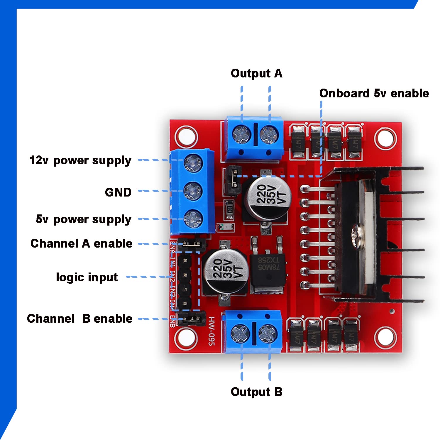 Плата контроллера привода двиг – обзор и цена L298N Module