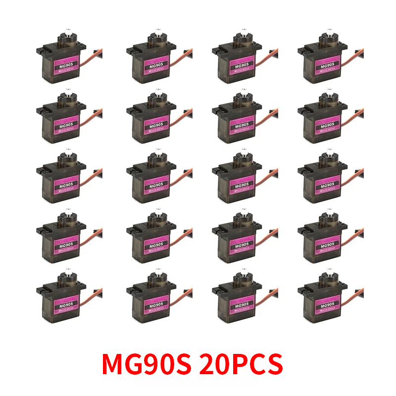 4/5/10/20 шт. MG90S металличес – обзор и цена Sg90 Servo