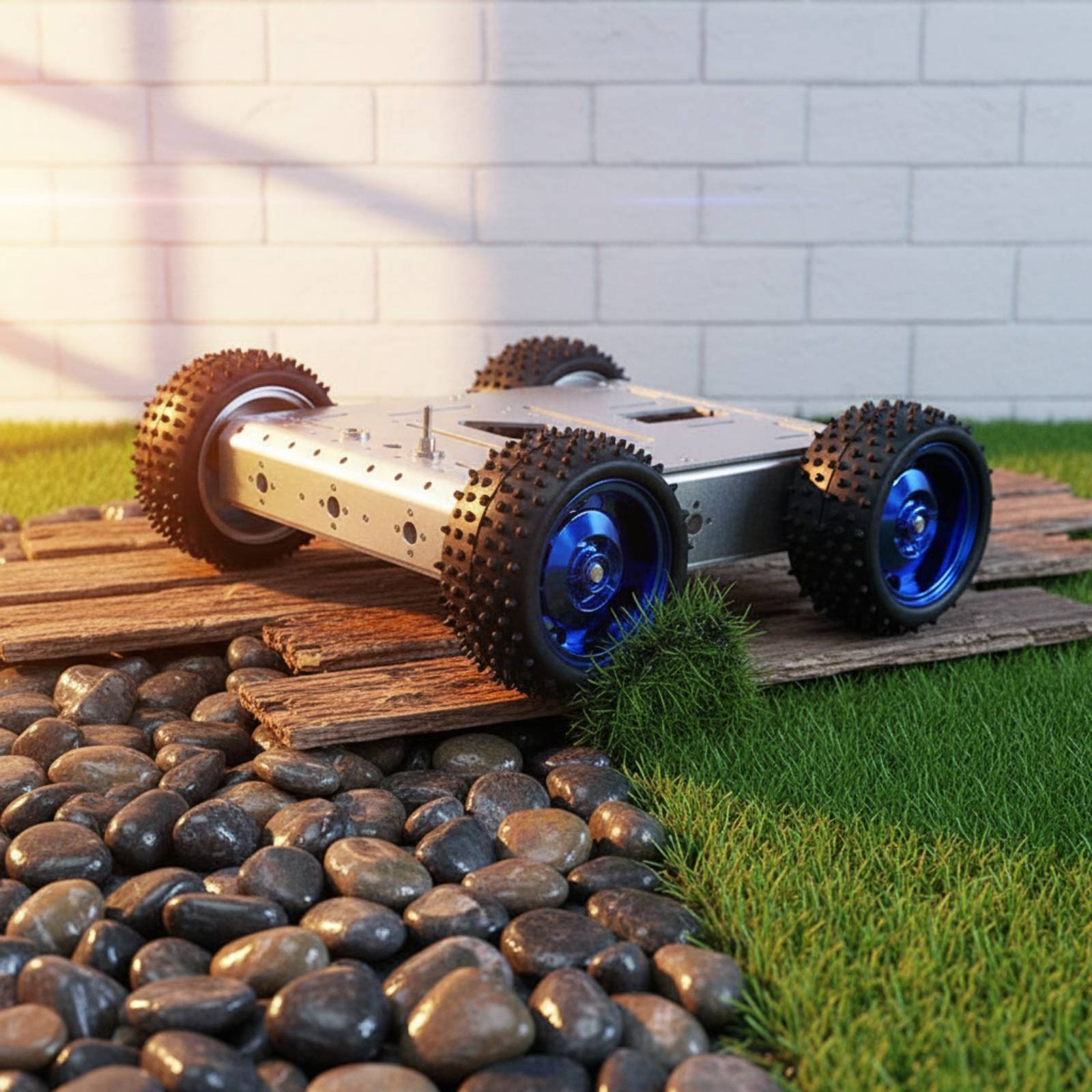 Умное шасси для автомобиля 4WD – обзор и цена Robot Wheel