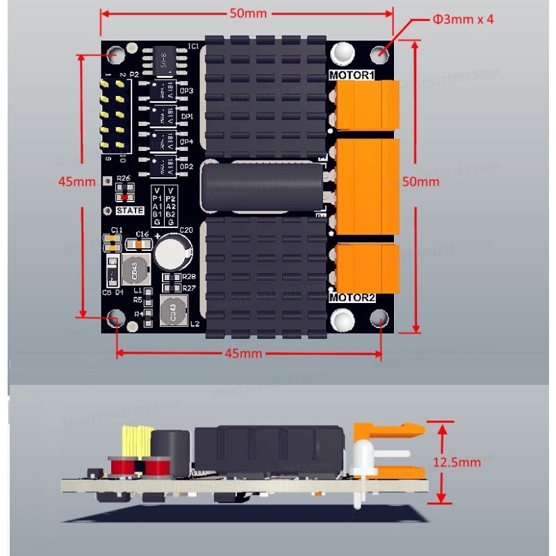 Модуль управления двумя двигат – обзор и цена L298N Module