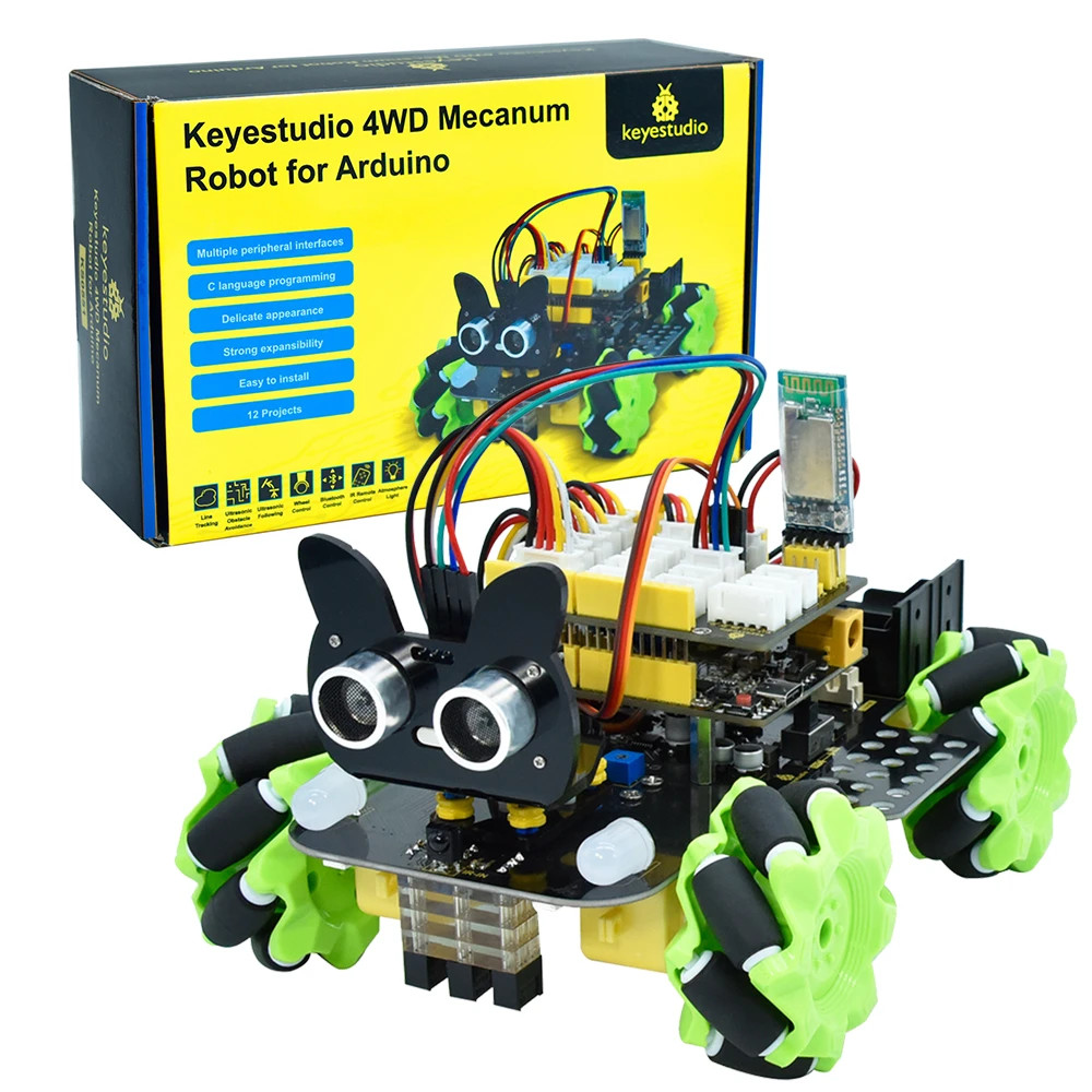 Робот-автомобиль Keyestudio Me – обзор и цена Microbit Robot