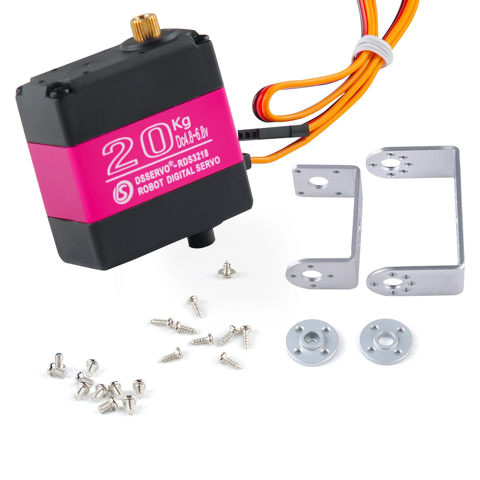 RDS3218 20 кг, 180/270 градусо – обзор и цена Robot Arm Metal